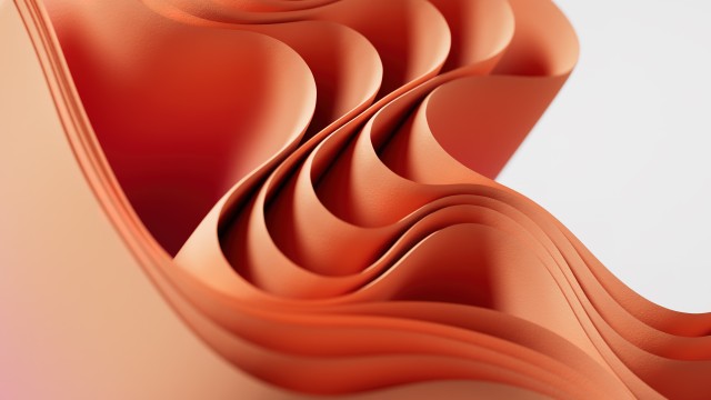 Orange abstract Pastel orange