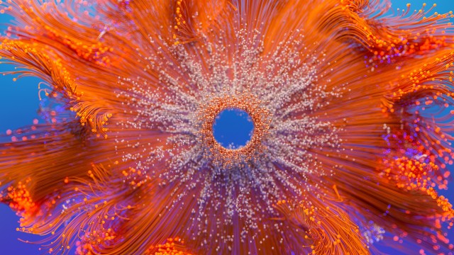 Particles 3D background