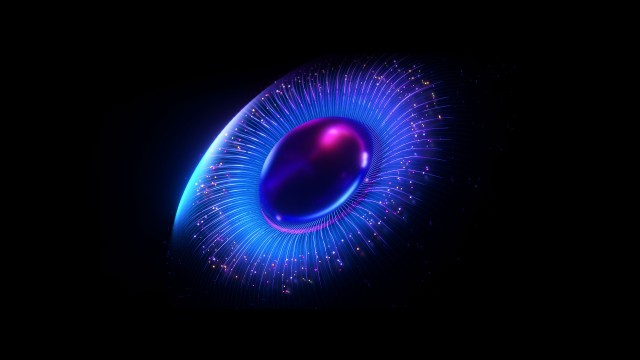 Purple abstract Sphere