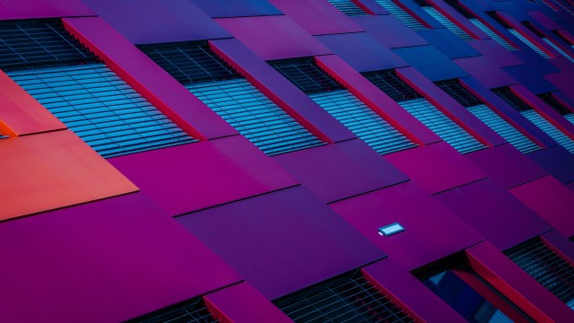 Purple Building Pattern