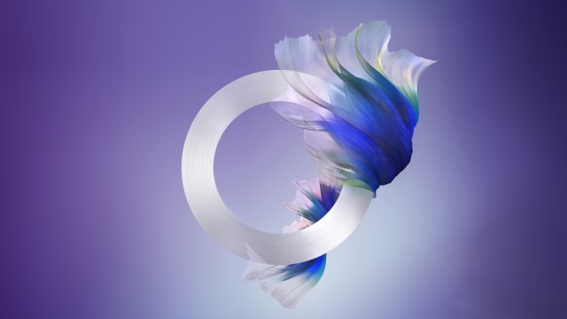 Purply blue Abstract design