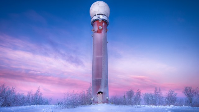 Radar Tower Winter