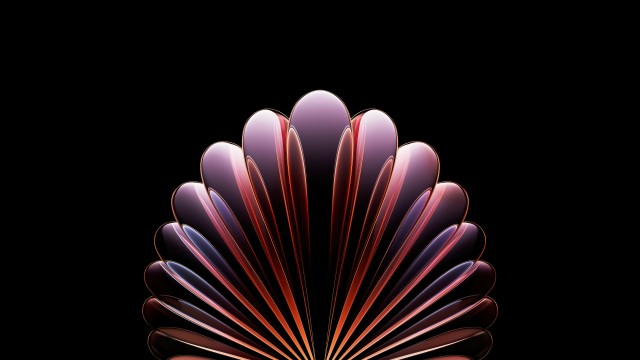 Red abstract Metallic