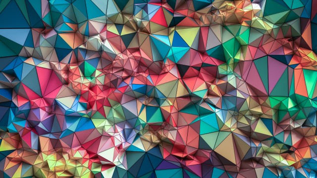 Triangles 3D background