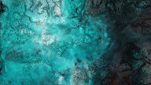 Turquoise Swarm Particles