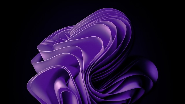Windows 11 AMOLED Purple abstract