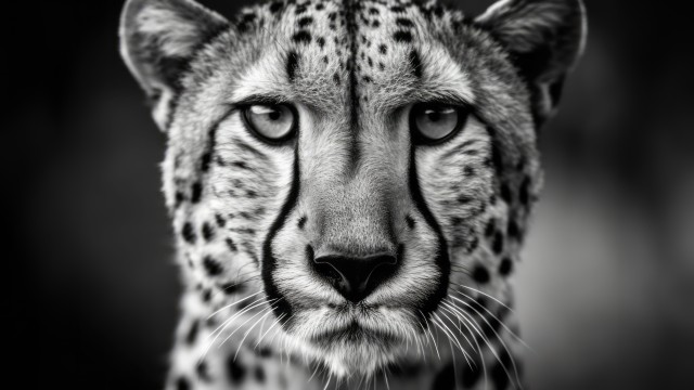 Cheetah Monochrome