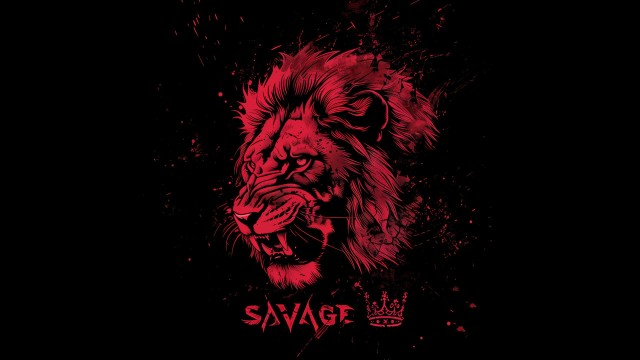 Lion Savage Dark Red