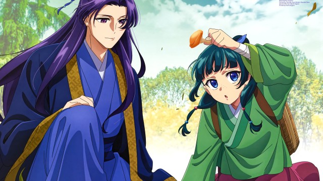 Jinshi and Maomao in Kusuriya no Hitorigoto