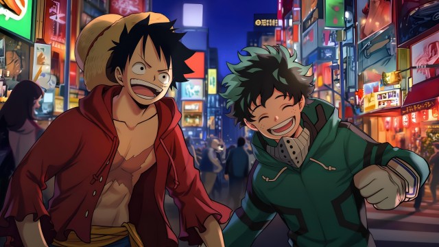 Monkey D. Luffy Izuku Midoriya