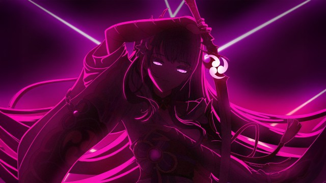 Raiden Shogun Neon art