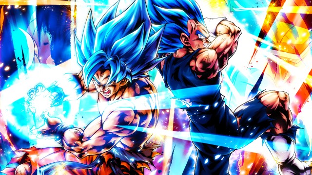 Super Saiyan God SS Goku vs Super Saiyan God SS Vegeta