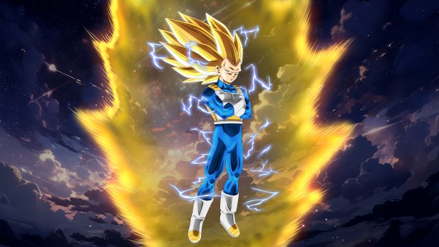 Super Saiyan Vegeta Dragon Ball