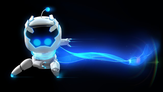 Astro Bot Black background