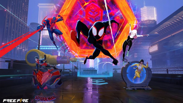 Free Fire Spider-Man Across the Spider-Verse