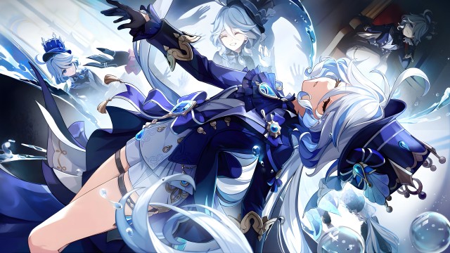 Furina de Fontaine Blue aesthetic