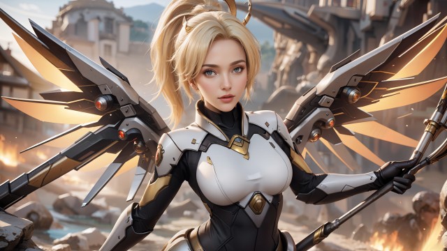 Mercy AI art
