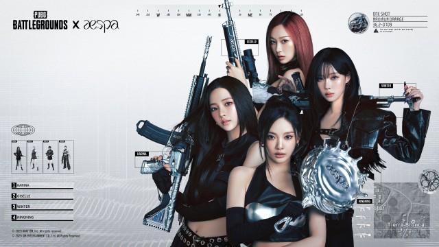 PUBG Battlegrounds x aespa K-Pop singers