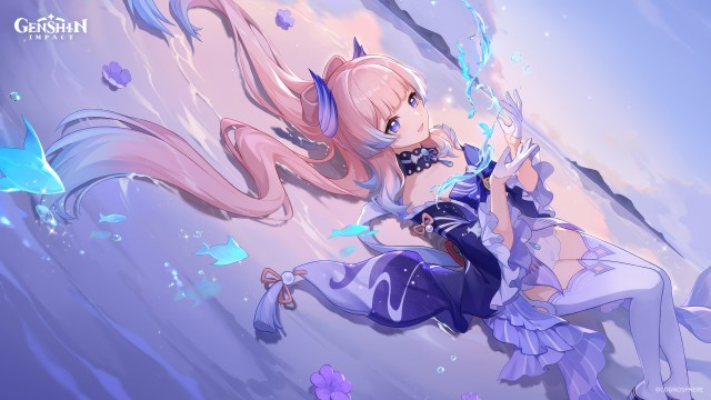 Sangonomiya Kokomi Purple aesthetic