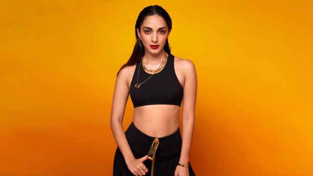 Kiara Advani Orange background
