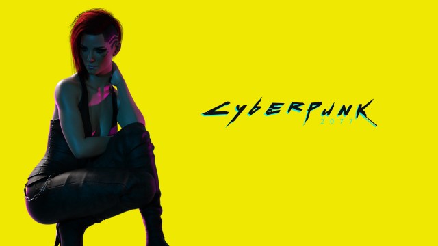 V (Cyberpunk) Yellow background