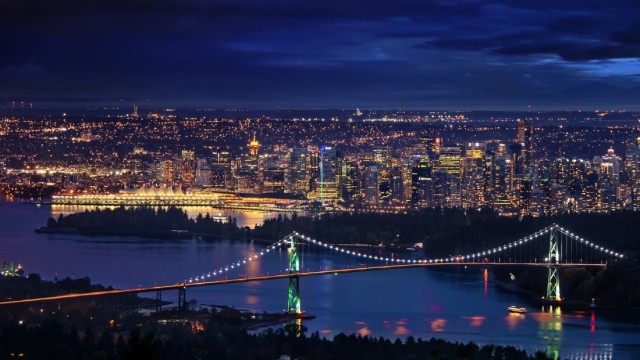 Lions Gate Bridge Vancouver City