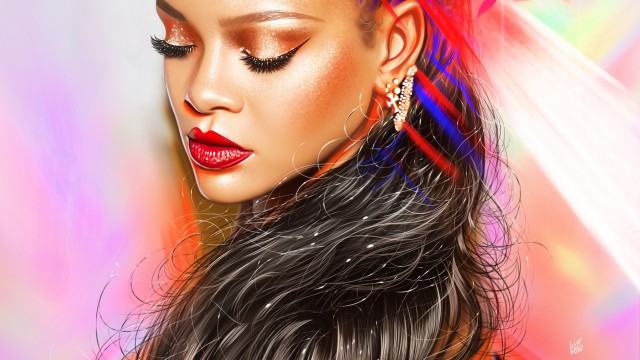 Rihanna Digital Art