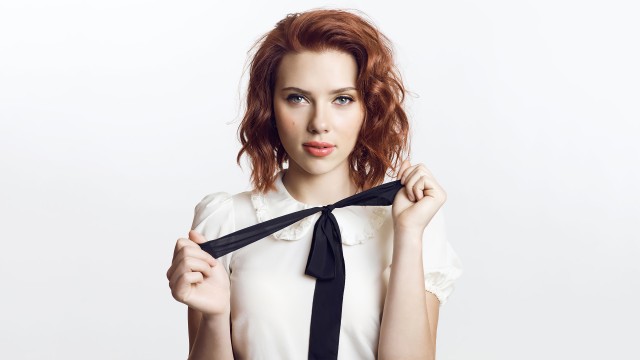 Scarlett Johansson White background