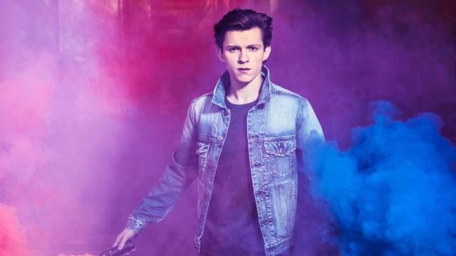Tom Holland Colorful smoke