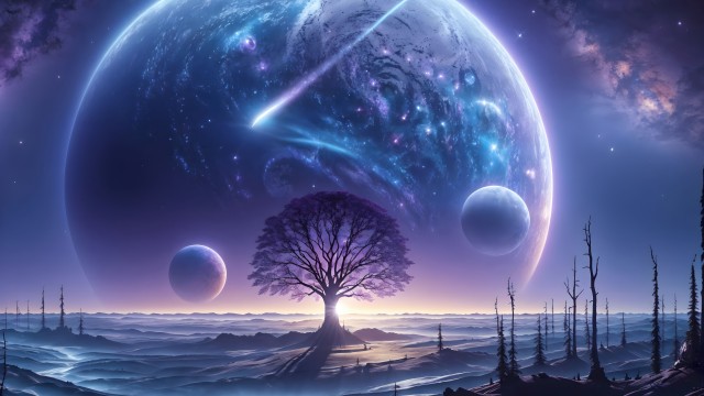 Alien planet Scenery