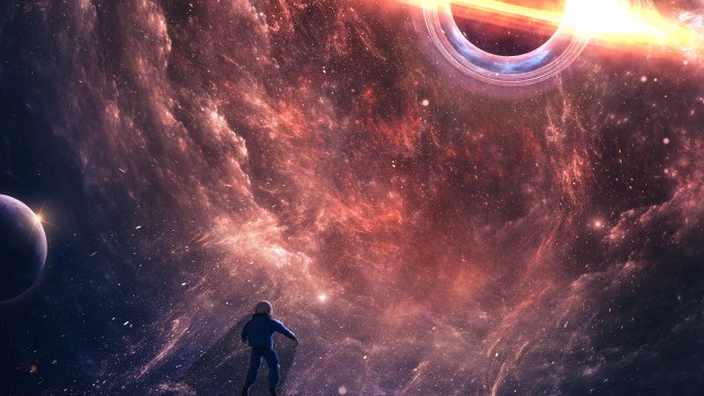 Astronaut Black hole