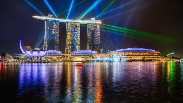Marina Bay Sands Light show