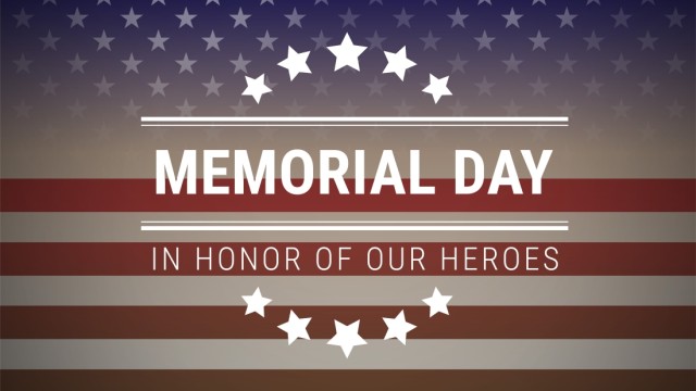 Memorial day American flag