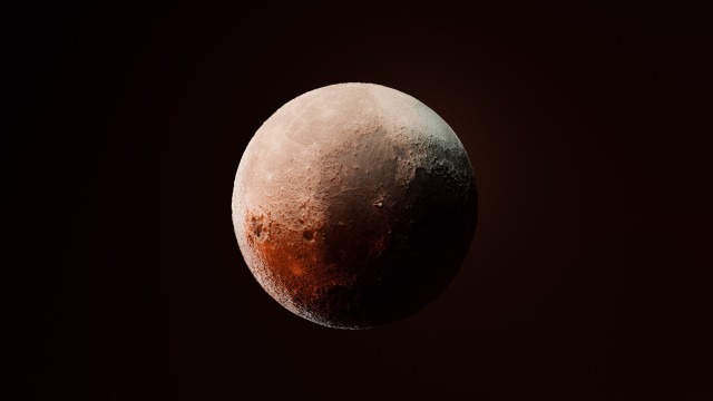 Moon 3D Render