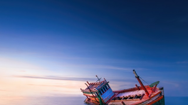 Abandoned Fishing boat