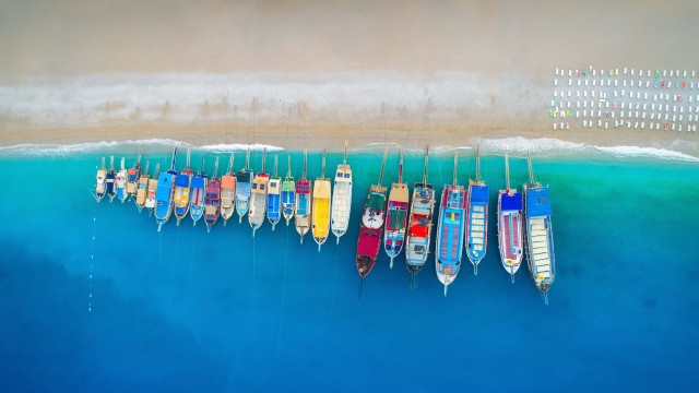Boats Beach Aerial view