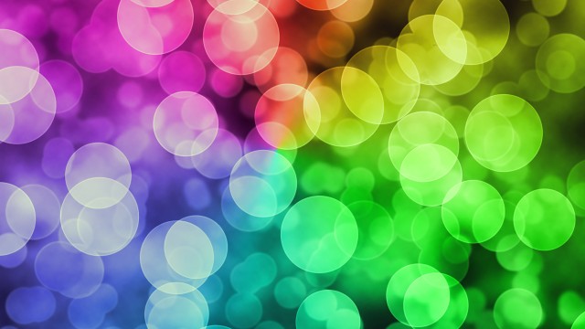 Bokeh Colorful