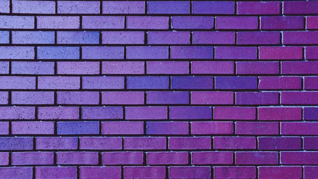 Brick wall Purple