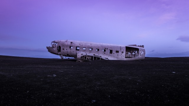 Crashed Airplane Douglas DC-3