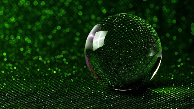 Crystal Ball Green aesthetic