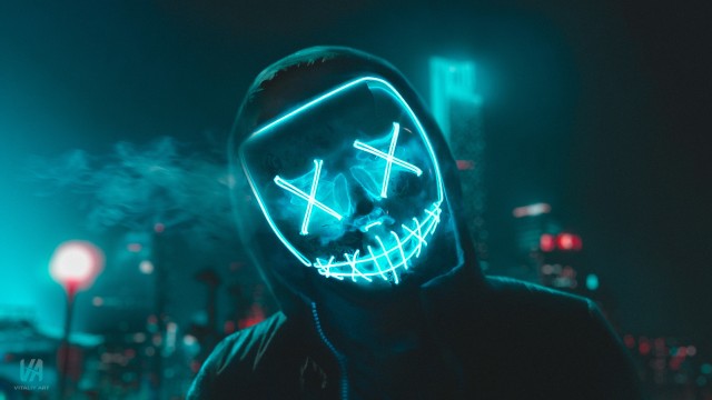 Neon LED mask