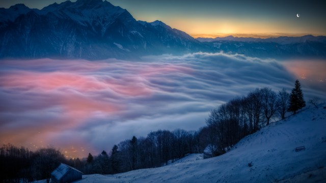 Above clouds Scenic