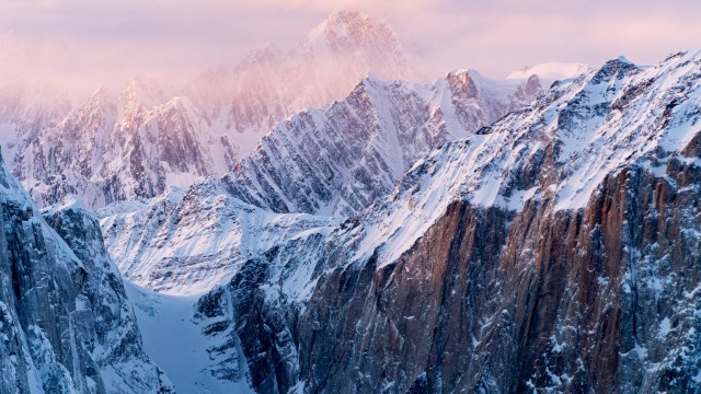 Alps mountains Snow covered