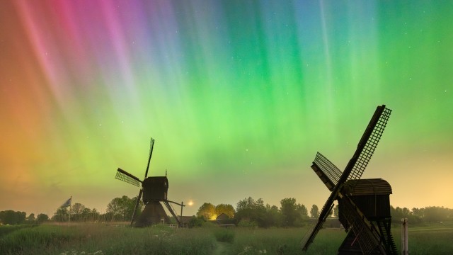 Aurora Borealis Countryside