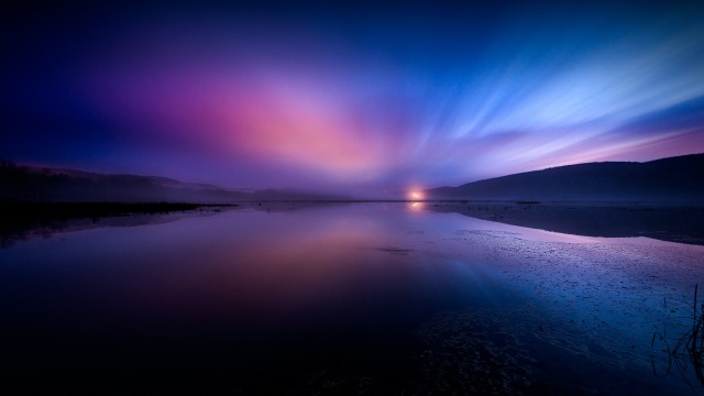 Aurora Borealis Landscape