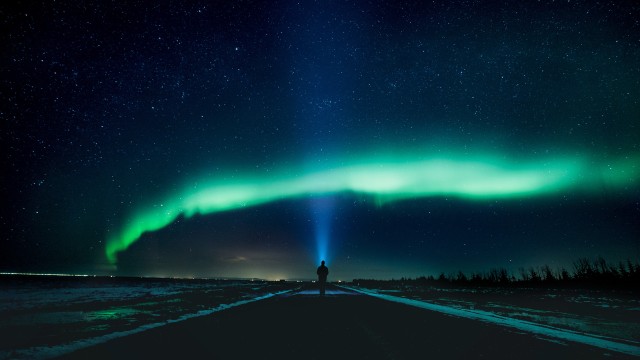 Aurora Borealis Night time