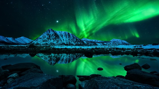 Aurora Borealis Night