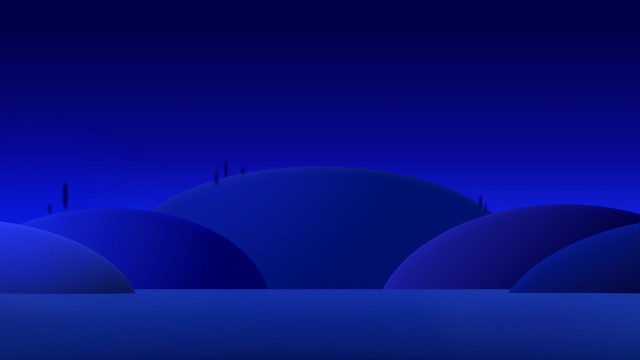 Blue aesthetic Nightscape