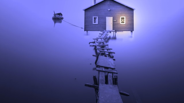 Boathouse Wooden pier
