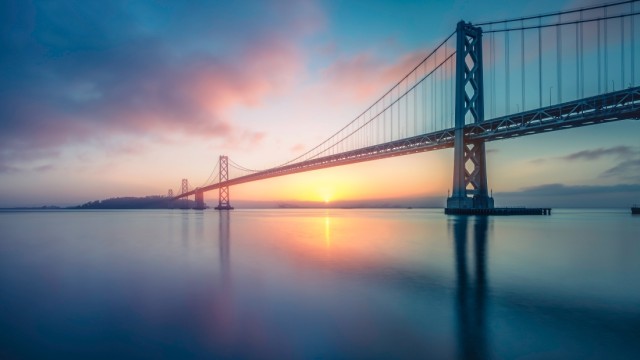 Oakland Bay Bridge Sunrise